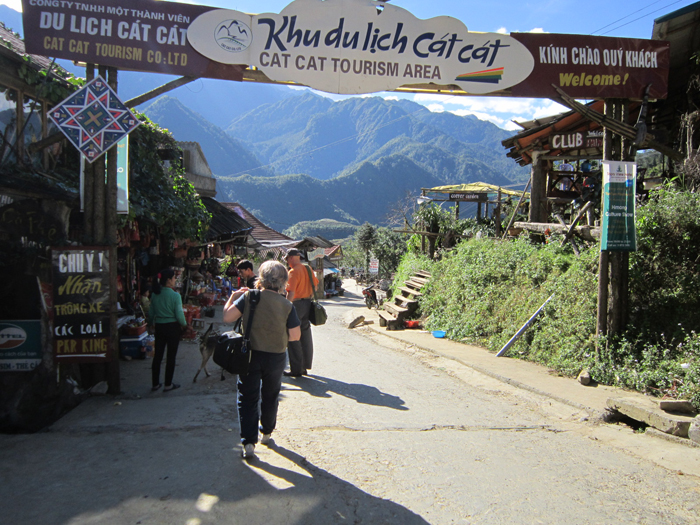 Khu du lịch Cát cát ở Sapa